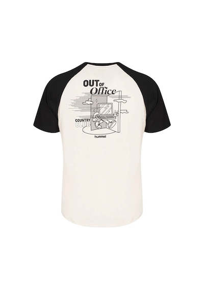 Hummel Hmlyema Beyaz Siyah Erkek T-shirt 912371-2001 Beyaz - Siyah