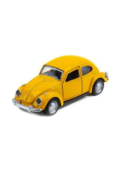 Metal Vosvos Araba Sarı Çek Bırak 12  CM