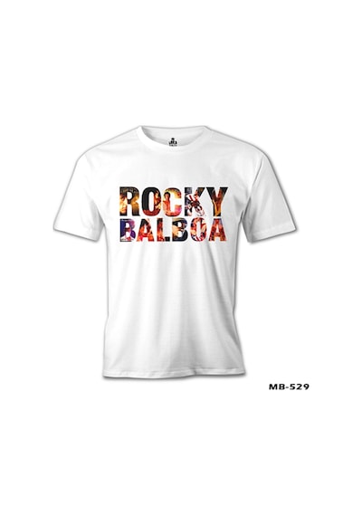 Rocky Balboa - Sylvester Stallone Beyaz Erkek Tshirt