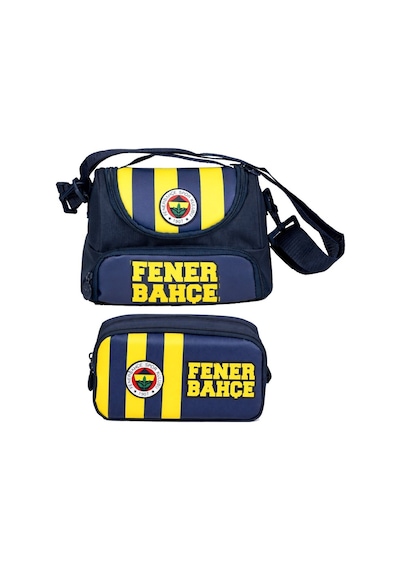 Fenerbahçe Fenerbahçe Yazılı Mavi - Sarı Erkek Çocuk Okul Beslenme Çantası Ve Kalemlik Seti - Setfb70015 Sarı - Lacivert