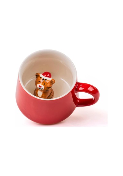Mukko Home 3d Yavru Kaplan Figürlü Kırmızı Porselen Kupa - 350ml Eğlenceli Ve Sağlıklı,kırmızı Beyaz - Çok Renkli Mukko Home 3d Yavru Kaplan Figürlü Kırmızı Porselen Kupa - 350ml Eğlenceli Ve Sağlıklı,kırmızı Beyaz - Çok Renkli