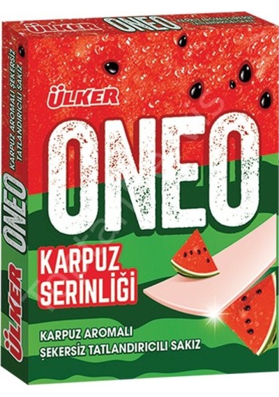 Ülker Oneo Box Karpuz Aromalı Sakız 20 Adet