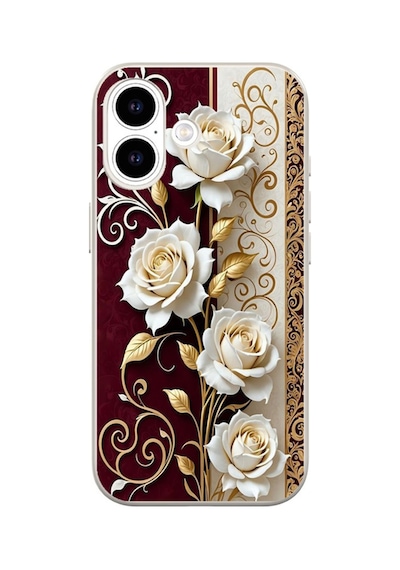 Arvencase Apple iPhone Uyumlu 17 Uyumlu Hd Kalite Orta Sertlikte Baskılı Desenli Silikon Renk24 Renk24