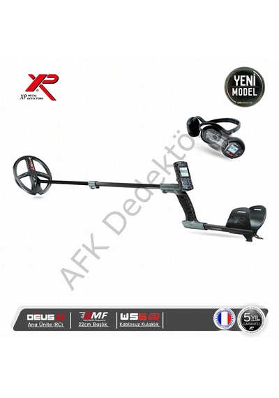 Xp Deus 2 Rc Metal Dedektörü 22 Cm Fmf Başlık + Ws6 St Kablosuz Kulaklık Hassas Arama