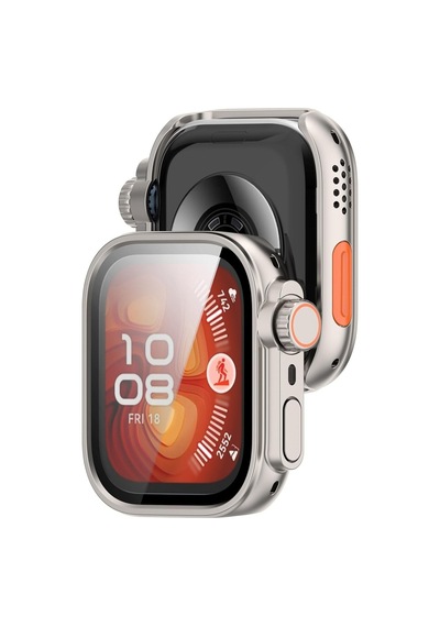 Huawei Watch Fit 4 Uyumlu Tam Koruma Kasa Ve Ekran Koruyucu Şeffaf Darbe Emici Koruma