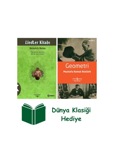 Liedler Kitabı + Geometri + Dünya Klasiği Hediye