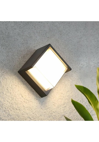 Cata Ct-7074 Dominik 15w Ip44 Su Geçirmez Dış Mekan Led Aplik Sıva Üstü Duvar Armatürü Günışığı 3200k
