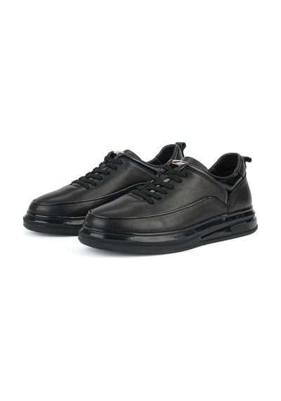 Ziya, Erkek Hakiki Deri Sneaker 1611037z2583 Siyah 1611037z2583 000