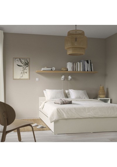 Çift Kişilik Karyola, Beyaz, 160x200 Cm, 1 Alt Karyolalı Çift Kişilik Karyola, Beyaz, 160x200 Cm, 1 Alt Karyolalı