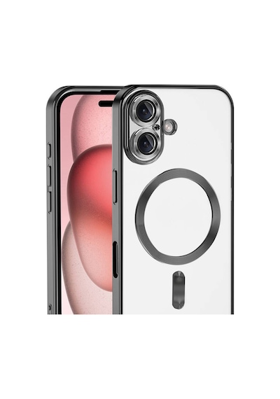 Apple iPhone  Uyumlu,  17 Kross Magneticsafe Kapak - Siyah