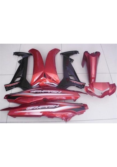 Yamaha Crypton C8 Kaporta Komple Kırmızı 1316