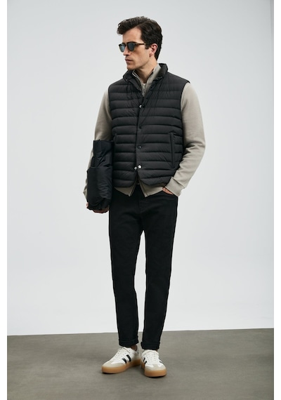 Lufian Anton Smart Erkek Jean Pantolon 112200260 Siyah