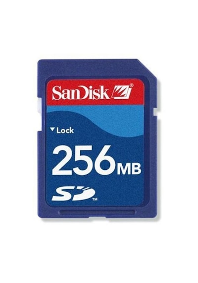 Sandisk 256 Mb Sd Hafıza Kartı Standart Sd Kart