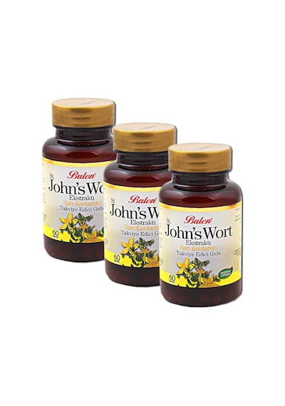 Balen Sarı Kantaron Ekstraktı (St. John's Wort) 375 MG 3 x 60 Kapsül