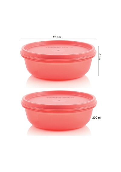 Buzdolabı Saklama Kabı 2x300 Ml Şeker Kaplar Somon
