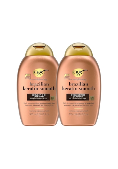 Brezilyalı Keratin Terapisi Şampuanı, 385 Ml, 2&apos Li Paket