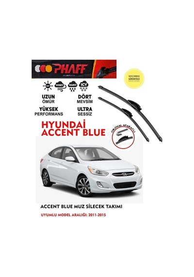 Hyundai Accent Blue Silgeç Takımı Araca Özel Aparat