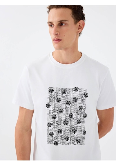 Loft 26yp69000293 Beyaz Erkek T-shirt Lf2041163 Beyaz