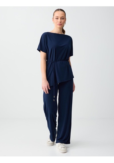 Jimmy Key Jimmy Key Lacivert Normal Bel Normal Paça Örme Uzun Pantolon 6sw185650494