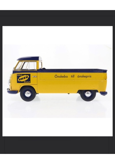 Solido 1:18 Volkswagen T1 1950 Pick-up İkea Dekalli Model Araba
