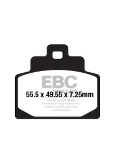 Vespa Gts-300 Carbon Arka Fren Balatası 23-25