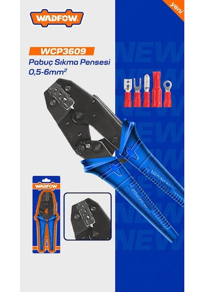 Wadfow İzoleli Pabuç Sıkma Pensesi 0.5-6 Mm2