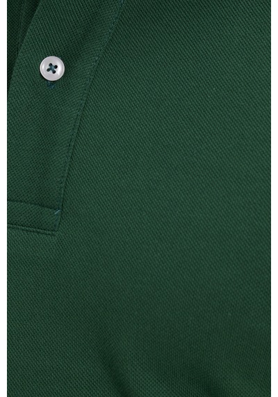 Tudors Erkek Slim Fit Dar Kesim %100 Pamuk Kısa Kollu Polo Yaka Haki Tişört-46212