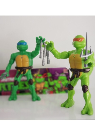 Ninja Kaplumbağalar Işıklı Figür 4 Lü Set Ninja Turtles
