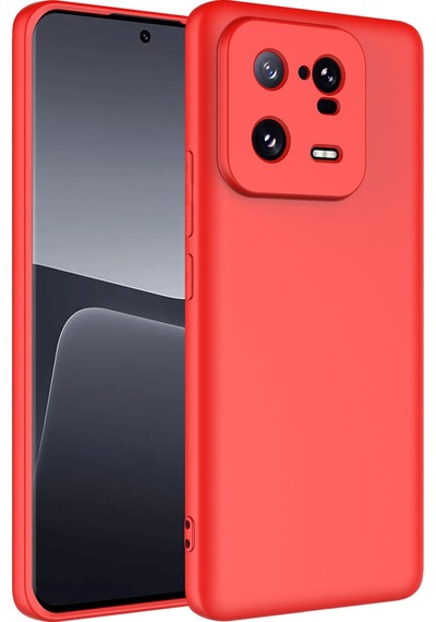 Xiaomi Mi 13 Pro Uyumlu İçi Kadife Kamera Korumalı Renkli Silikon Kılıf