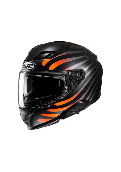 Hjc F71 Zen MC7 SF Kapalı Motosiklet Kaskı Siyah - Turuncu