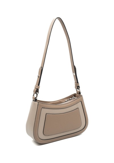 Silver Polo Sp1132 Kadın Çapraz Çanta Düz Koyu Bej-latte