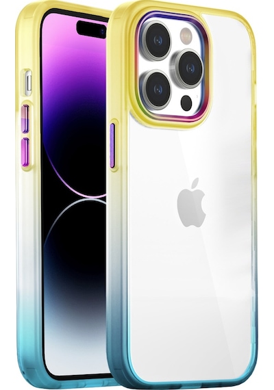 Buff Apple Uyumlu iPhone 14 Pro Max Air Bumper Rainbow Kilif 560957168