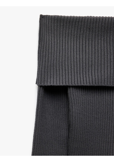Koton Slim Fit Uzun Kollu Omzu Açık Madonna Yaka Triko Kazak Antrasit 5sal90022ht Antrasit Koton Slim Fit Uzun Kollu Omzu Açık Madonna Yaka Triko Kazak Antrasit 5sal90022ht Antrasit