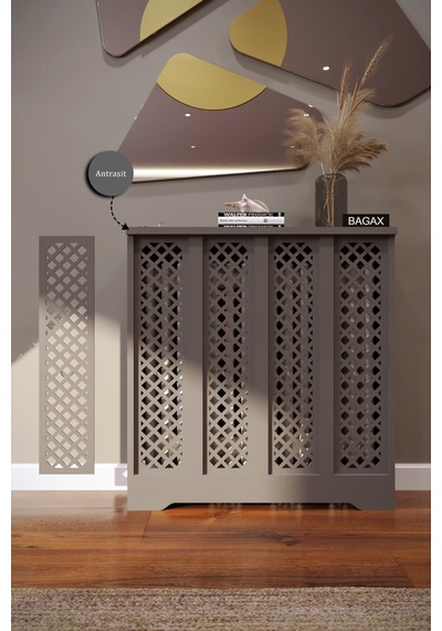 Dekoratif Petek Dolabı Kalorifer Peteği Kapatma Ünitesi Modern Tasarım İç Ölçü 76 Cm Dış Ölçü 80 Cm Petek 76 Antrasit D7 Dekoratif Petek Dolabı Kalorifer Peteği Kapatma Ünitesi Modern Tasarım İç Ölçü 76 Cm Dış Ölçü 80 Cm Petek 76 Antrasit D7