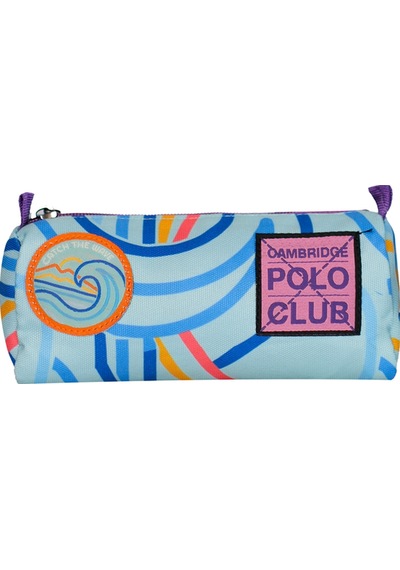 Cambridge Polo Club Wave Tek Bölmeli Unisex Çocuk Kalemlik Turkuaz