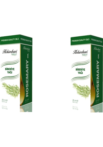 Hekimhan Bitkisel Biberiye Yağı 2 x 20 ML