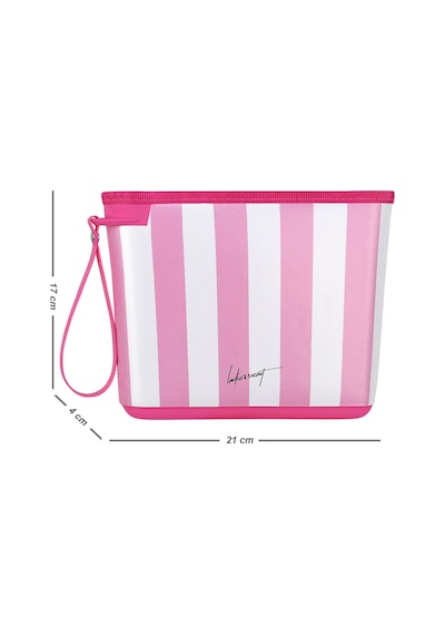 Makyaj Cantasi Ve Fonksiyonel Cok Amacli Cantasi Pembe Galb Leather