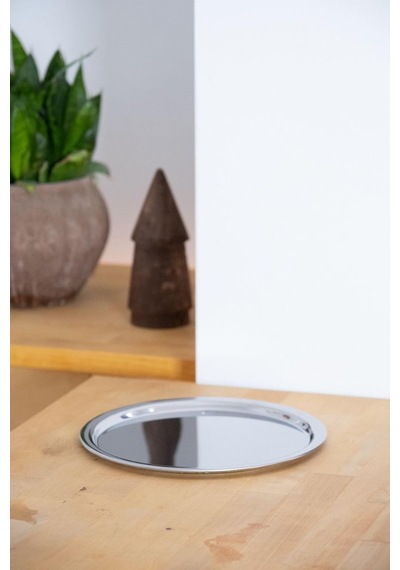 Metal 23 Cm Tatlı Meyve Servis/sunum Tepsisi Çok Renkli