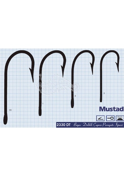Mustad Olta Iğnesi 2330Dt 50Li Standart No:3-0