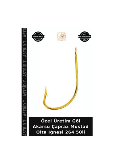 Özel Üretim Göl Akarsu Çapraz Mustad Olta İğnesi 264 50li No:3