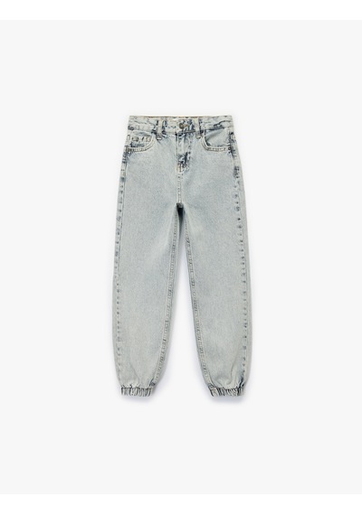 Koton Pamuklu Cepli Jooger Denim Pantolon Lıght Indıgo 6wkg40021ad Açık Mavi