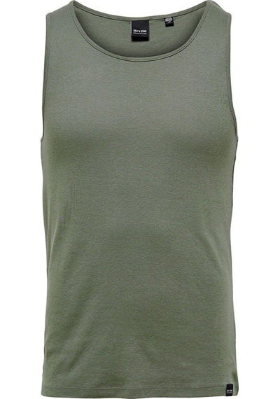 Only & Sons Erkek Slim Atlet Onsgraham Slım Rıb Tank Top 22022666 001
