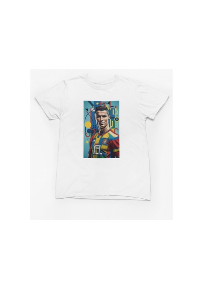 Magors Stıl-x Yeni Crıstıano Ronaldo Baskılı Bisiklet Yaka Erkek Çocuk Ve Genç Tshırt Beyaz-1 Magors Stıl-x Yeni Crıstıano Ronaldo Baskılı Bisiklet Yaka Erkek Çocuk Ve Genç Tshırt Beyaz-1
