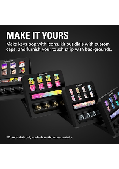 Elgato Stream Deck + Xlr Ses Mikseri Ve Denetleyici, Arka Xlr'den Usb'ye Mikrofon Arayüzü, Podcasting, Yayın, İç