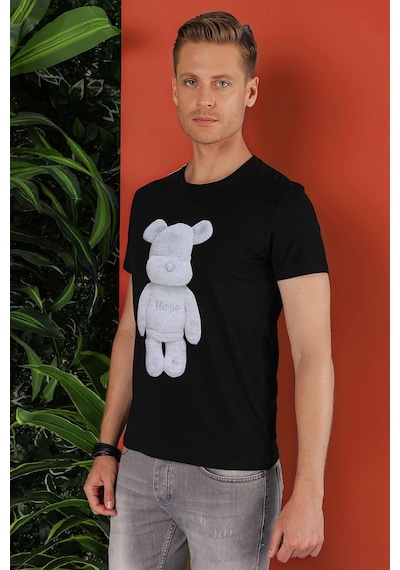 Efor Ts 855 Siyah Spor T-shirt Siyah