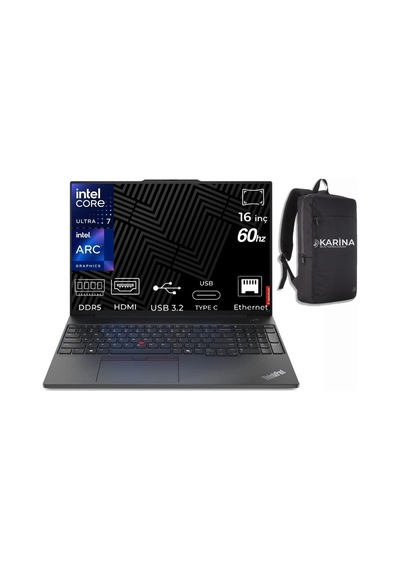 Lenovo ThinkPad E16 Gen 3 21SR006RTX-K59 16 GB 4 TB 16" W11P Dizüstü Bilgisayar