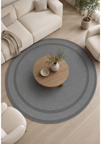 Modern Sisal 8001 Antrasit Daire Leke Tutmayan Kaymaz Taban Salon Mutfak Koridor Balkon Halısı