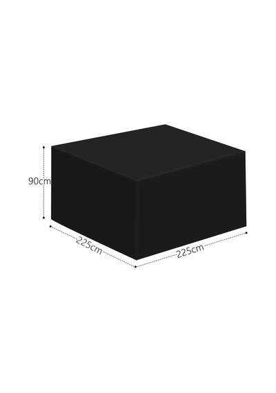 Grdc303 Masa Takımı Koruma Ortusu Pe 225x225x90 Siyah