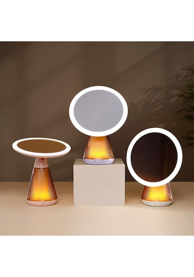 Ayarlanabilir Renkli Led Ayna Işığı 5w 3000k-5000k Renk Sıcaklığı 2000mah Batarya İle Şarj Edilebilir Makyaj Işığı Ve Dekoratif Aydınlatma Ltl61 Lila