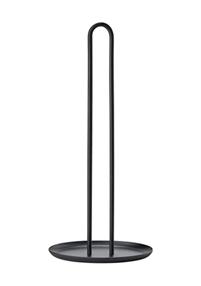 Ayrex Kağıt Havlu Tutucu Ayakta Metal Kağıt Tutucu Çap 14 5 Cm Yükseklik 32 Cm Siyah Diğer